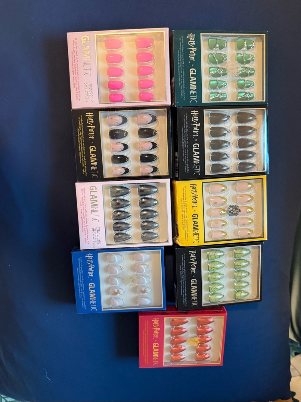 9 GLAMNETIC Press-On Nails - Mixed Colors Set